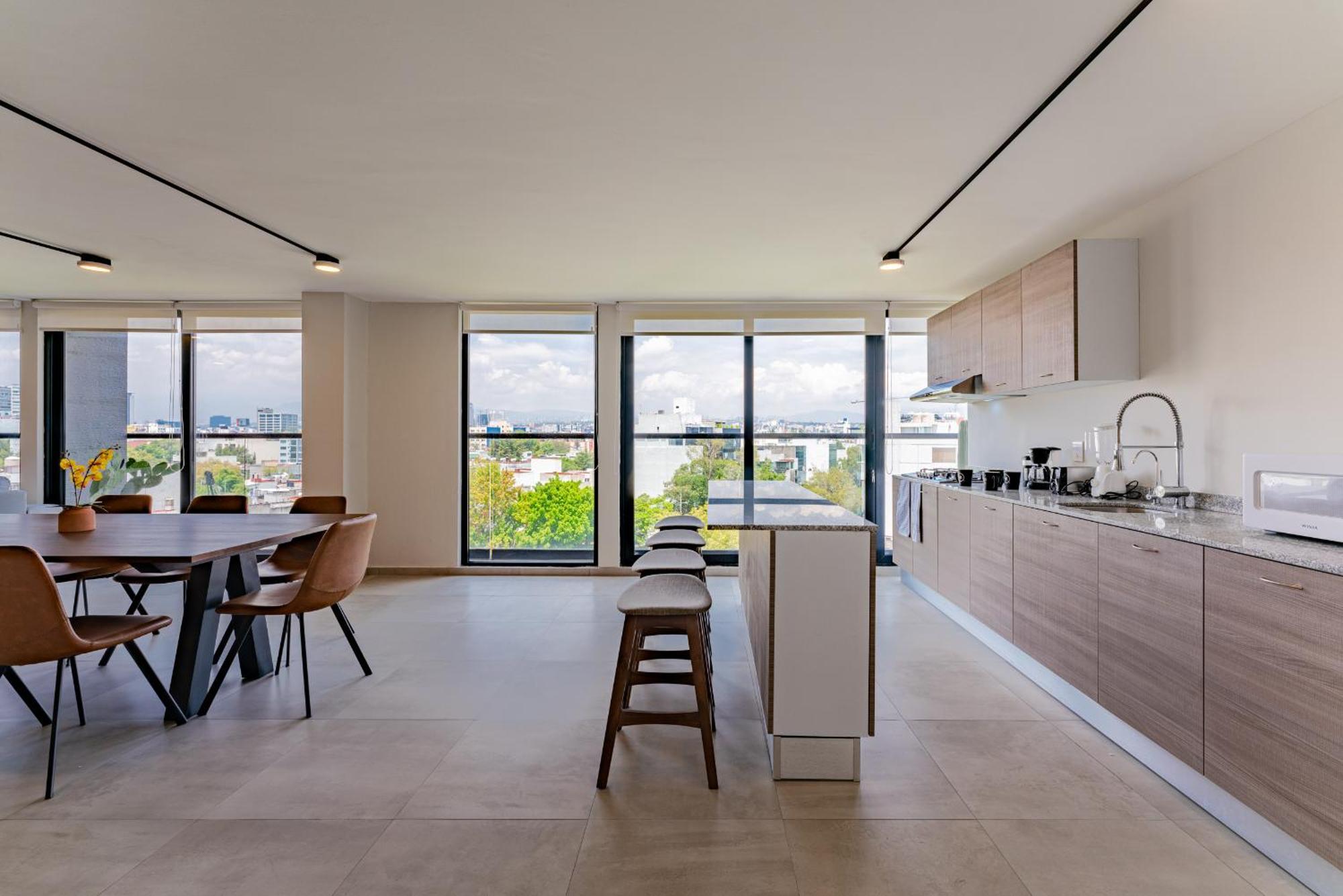 Condesa Lofts & Residence Hotel By Vh مدينة مكسيكو الغرفة الصورة